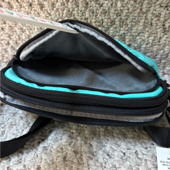 IHKWIP Quilted Turquoise Crossbody Bag - Picture 3 of 7